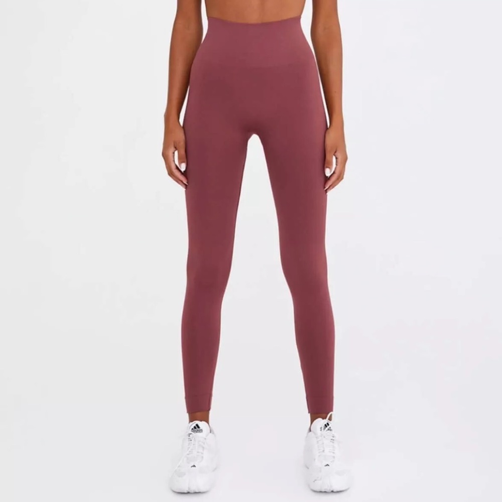 SET Active SculptFlex Seamless Leggings - Canyon (Mauve Pink) - Size S